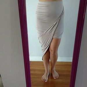 Asymmetrical High Waisted Skirt